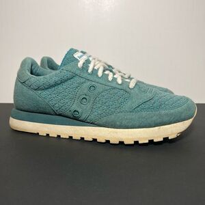 Womens SAUCONY Jazz Original Green Casual Shoes / Size 9.5